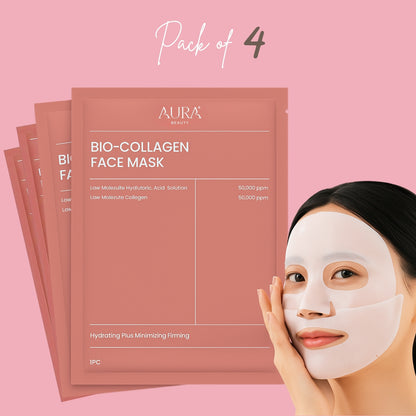 Bio Collagen™ Real Deep Hydration & Anti-Aging Face Mask (Pack of 4)